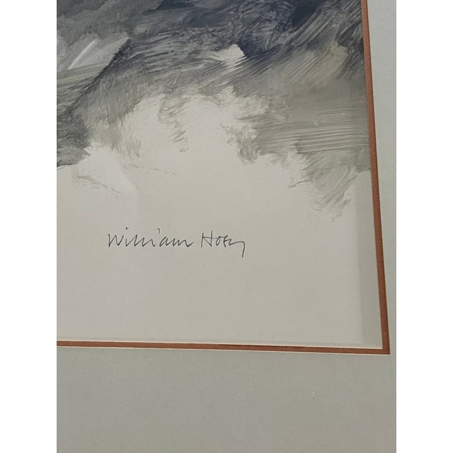 Paper William Hoey Original Mixed Media on Paper, Signed and Framed, Mid 20th Century For Sale - Image 7 of 10