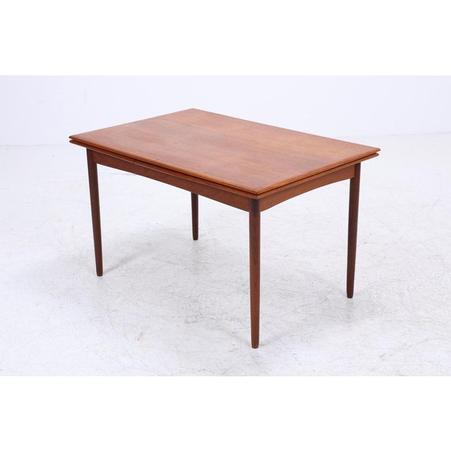 Vintage Extendable Dining Table in Teak, 1960s For Sale - Image 13 of 14