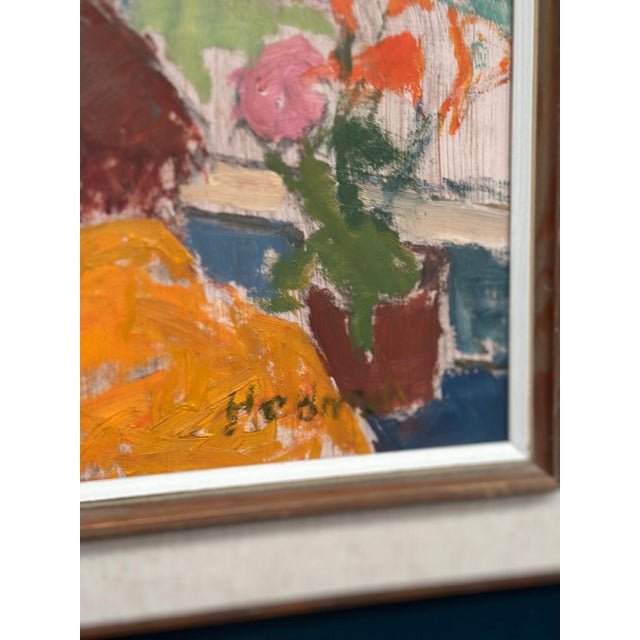 John Hedman, Balcony View, 1960s, Oil on Panel, Framed For Sale - Image 7 of 18