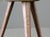 Industrial Factory Stool By Rowac Circa 1930s. Original seat with crackled paint - Crackled burgundy paint - Branded Rowac...