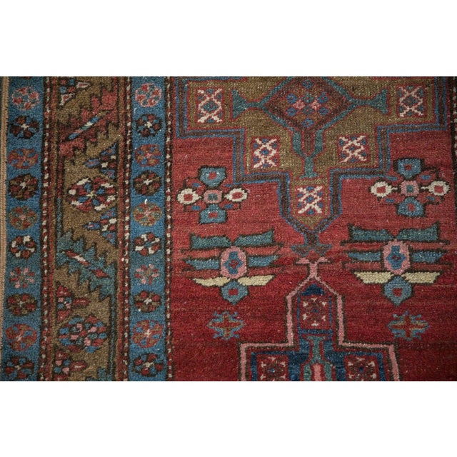 Red Antique Northwest Persian Rug Runner - 2'10" x 13'8" For Sale - Image 8 of 12