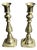 Victorian Brass Diamond Jubilee Candlesticks, 1897, Set of 2 For Sale