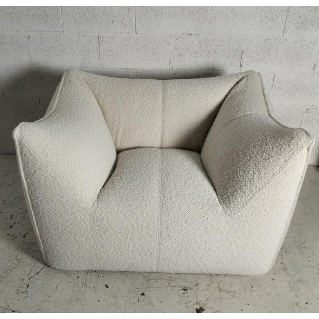 Mid-Century Modern Bouclè Le Bambole Armchair by Mario Bellini for B&B Italia, 1970s For Sale - Image 3 of 12