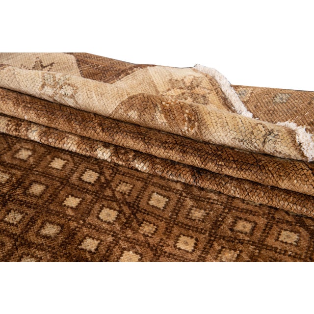 Mid- 20th Century Vintage Turkish Anatolian Kars Rug 8 X 10 For Sale In New York - Image 6 of 13