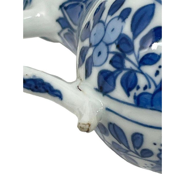Small Blue and White Lidded Jug For Sale - Image 11 of 13