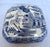 Antique 19th Century English Blue Willow Covered Vegetable Serving Dish With Lion Finial Handle For Sale - Image 11 of 16