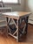 Folk Art 1980s Adirondack / Folk Art Theme, Rustic Log Accent Table, Cabin Lodge Log & Twig Side Table. White Pine & Birch For Sale - Image 3 of 12