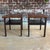 Dunbar Furniture Pair of Dunbar Walnut and Mahogany Side Tables With Leather Capped Feet For Sale - Image 4 of 12