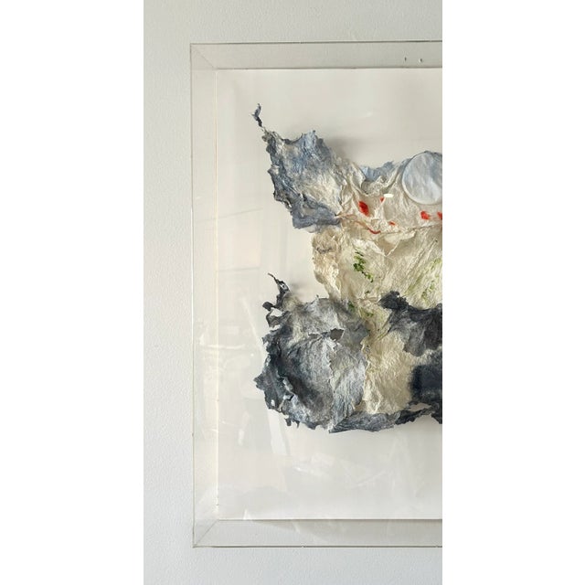 Abstract Mixed Media Abstract, Framed & Signed Seena Donneson For Sale - Image 3 of 12