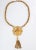 Mid-Century Modern 1960s Shield Medallion Necklace For Sale - Image 3 of 9