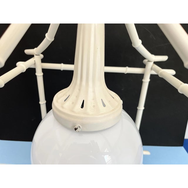 1960s Italian Bamboo Pagoda Light For Sale - Image 11 of 18