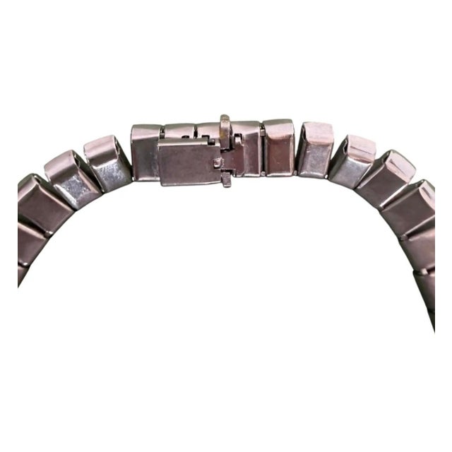 1930s Art Deco Tennis Necklace For Sale - Image 4 of 6