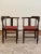 Nice set of Circa 1890 Barley Twist Corner chairs. A bit of carved detail and nice detail on bottom of legs. Solid and...