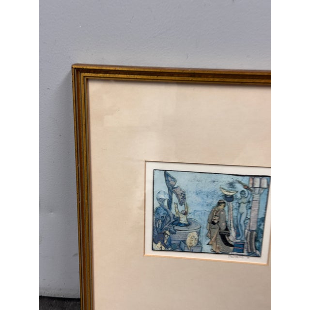 1990s Christine Peirano “Kimono Series #9” Collage, Framed For Sale - Image 5 of 12