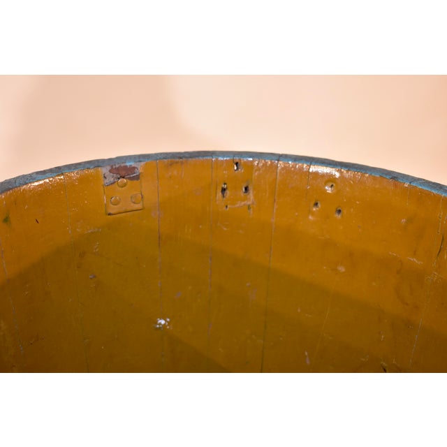 Hand-Painted Maple Sap Bucket , Circa 1960 For Sale - Image 4 of 8