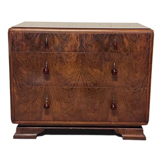 Small Deco Chest of Drawers, 1930s For Sale