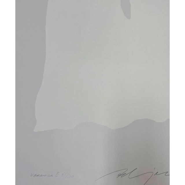 Adja Yunkers 'Veronica II" Abstract Expressionist Minimalism Signed Lithograph For Sale - Image 11 of 12