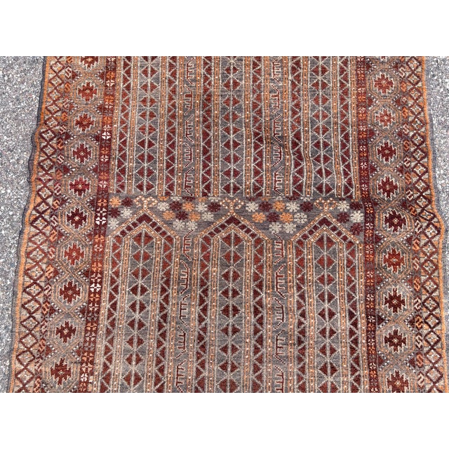 1950s Hand-Woven Turkmen Rug, 1950s For Sale - Image 5 of 13