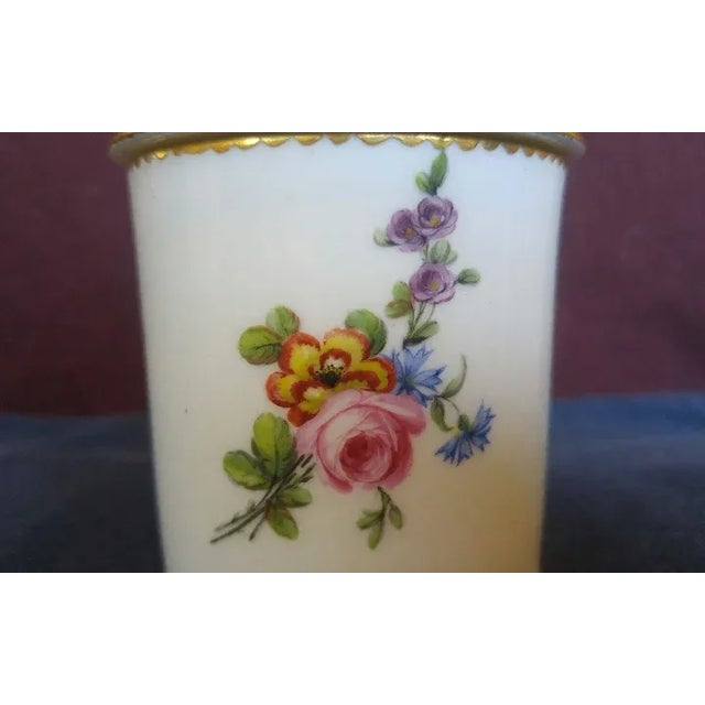 18th Century 18th Century French Porcelain Jar with Cover For Sale - Image 5 of 11