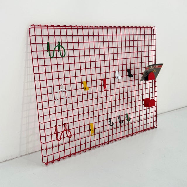 Binetta Wall Organizer by Boccato, Gigante & Zambusi for Seccose, 1980s For Sale - Image 6 of 6