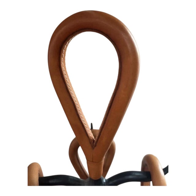 Jacques Adnet Jacques Adnet Fireplace Tools For Sale - Image 4 of 9
