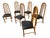 Mid-Century Modern Vintage Danish Modern Teak Spindle Back Dining Chairs - Set of 6 For Sale - Image 3 of 6