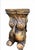 Traditional Vintage Large Antique Gold Sitting Elephant Large Planter Pot For Sale - Image 3 of 7