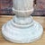 Vintage White and Gray Marble Column Pedestal For Sale - Image 11 of 11