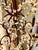 Antique Italian Iron and Colored Crystal Chandelier With Crystal Beading For Sale - Image 15 of 18
