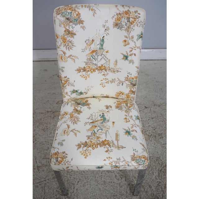 Milo Baughman Mid Century Modern Glass Top Table & 6 Chairs Set For Sale - Image 11 of 18