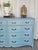 Turquoise Vintage Turquoise Dresser, French Provencial, 1950's For Sale - Image 8 of 12