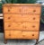 Fine Antique Southern Cherry Wood Chest With Black Walnut Knobs and Turned Feet For Sale - Image 12 of 12