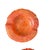 Set of 4 late 20th century hand carved Italian alabaster ashtrays/trinket dishes--2 each in red and amber. Rough hewn,...