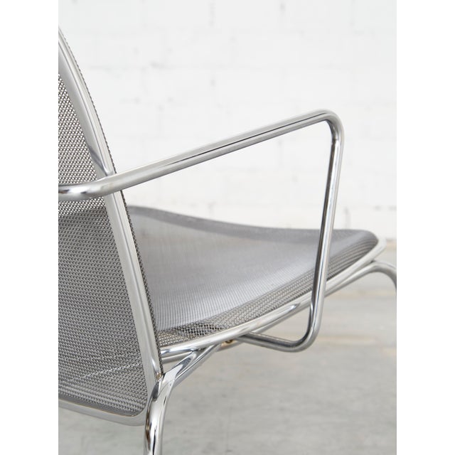 Metal Web Chairs by Antonio Citterio for B&B Italia, Set of 2 For Sale - Image 7 of 17