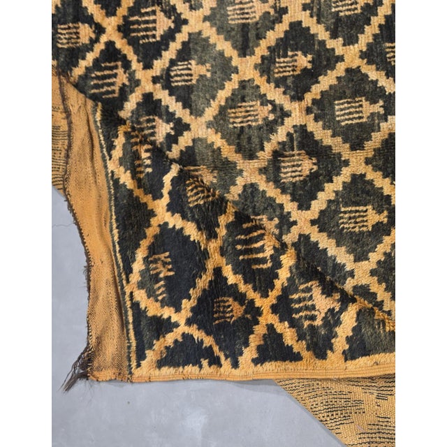 Handmade Atlas Mountain Wool Rug - 12.7 X 5.9 Ft For Sale - Image 4 of 8
