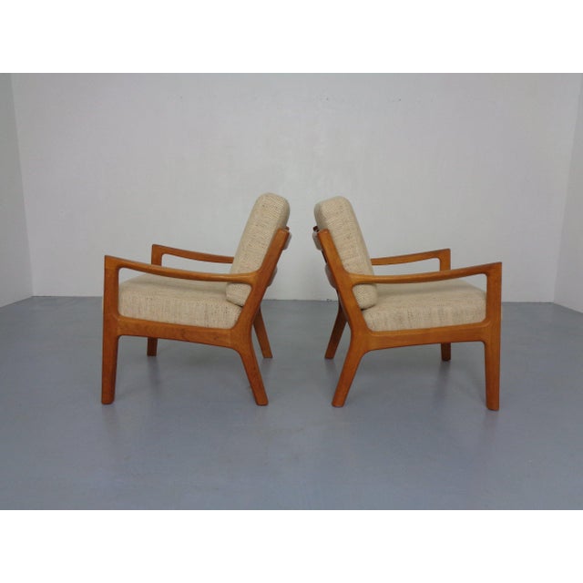 Ole Wanscher Teak Senator Lounge Chair by Ole Wanscher for Poul Jeppesen, Denmark, 1960s For Sale - Image 4 of 15