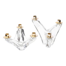 Example of Schneider Glass Candle Holders