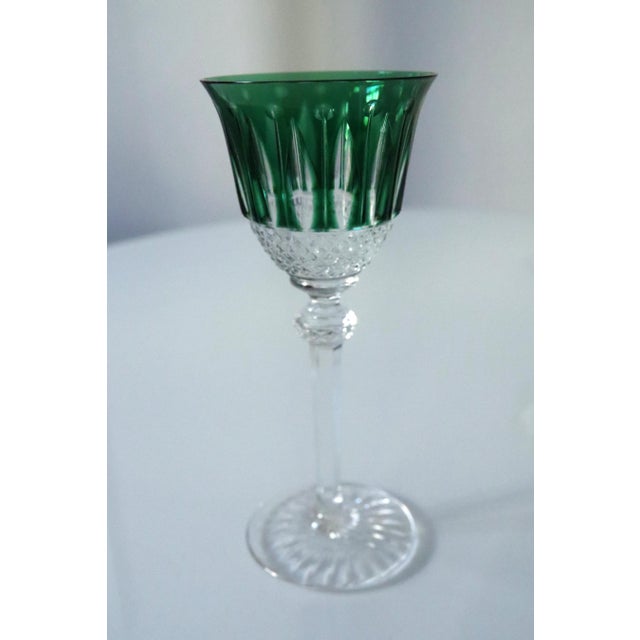 Crystal Tommy Glasses from Saint-Louis, 1930s, Set of 6 For Sale - Image 10 of 18