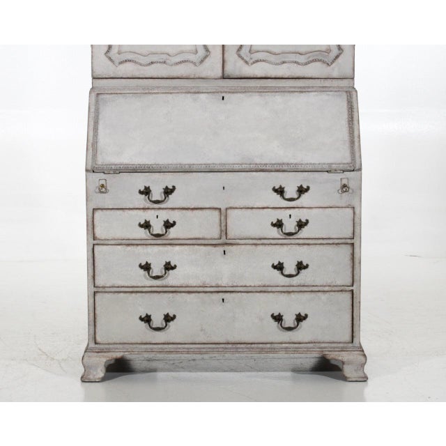 Scandinavian 2-Part Secretary, 1770s For Sale - Image 12 of 18