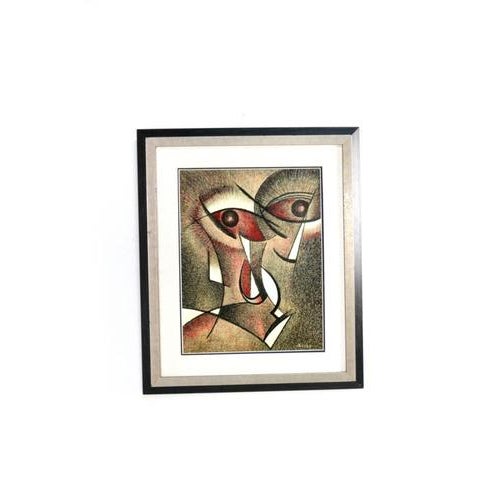 Sam Colpa, 1980s, Paper, Framed For Sale - Image 6 of 11