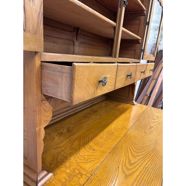Antique Victorian Possum Belly Baker’s Cabinet With Eagle Crest For Sale - Image 15 of 18