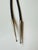 Green Native American Turquoise Style, Malachite & Onyx Inlaid Silver Bolo Tie 1960s For Sale - Image 8 of 8