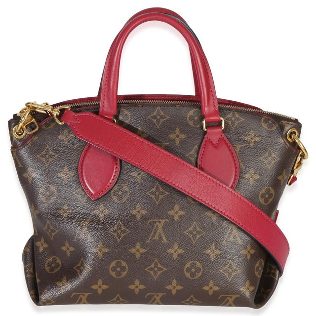 Louis Vuitton Bordeaux Monogram Canvas Flower Zipped Tote PM For Sale - Image 4 of 8
