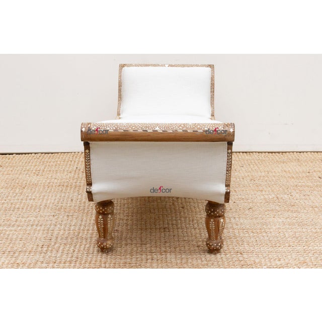 Regal Inlay Anglo Indian Sofa For Sale In Los Angeles - Image 6 of 12