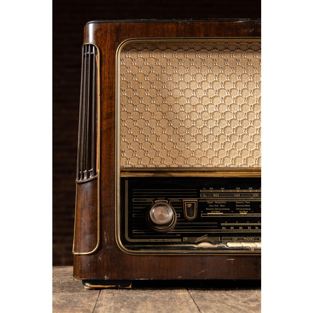 Wood C. 1950 Working Telefunken Opus 7 Hi-Fi Tube Radio For Sale - Image 7 of 18