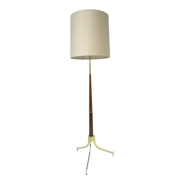 McCobb Gibbings Styled Mid Century Floor Lamp For Sale
