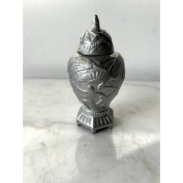 Metal 1920's French Art Deco Archers & Birds Incense Burner for Vantines For Sale - Image 7 of 10