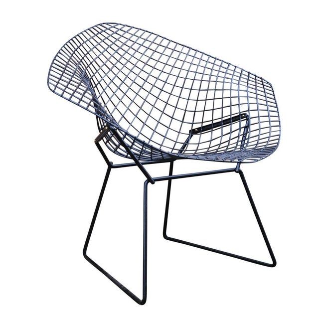 Diamond Chair attributed to Harry Bertoia for Knoll, 1950s For Sale - Image 11 of 11