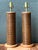 Vintage Pencil Reed Cylinder Lamps - A Pair For Sale In West Palm - Image 6 of 12