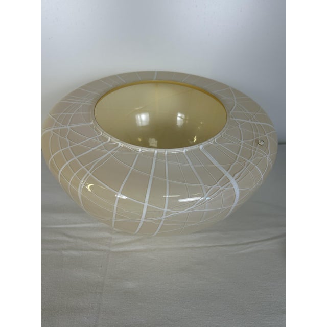 Glass Travertine and Glass Lamp from La Murrina, 1970s For Sale - Image 7 of 10